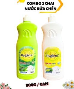 Combo 2 nước rửa chén, bát HygienC - Khối lượng 800g